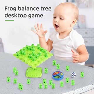 Funny Frog Balance Tree Toy Multiplayer Interactive Educational Desktop Game Gift Learning Toys For Kids