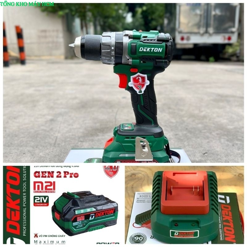 Máy Khoan Dekton M21-KB1385PRO,Trang Bị Anti KickBack ECO TURBO CHÂN PHỔ THÔNG tỏng kho máy hcm