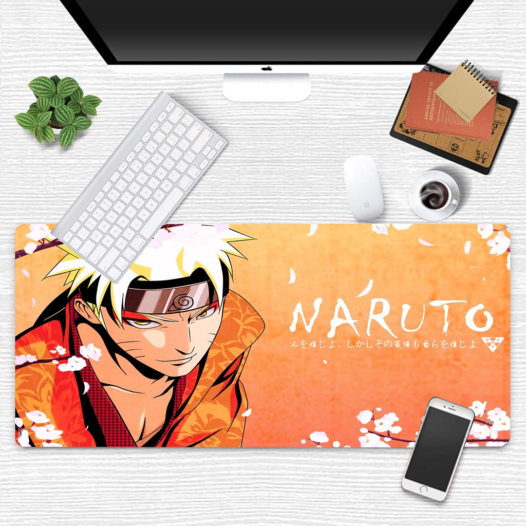 Naruto Tấm Lót Chuột Bàn Phím Chống Trượt In Hình Nhân Vật Anime uzumaki naru Dành Cho Chơi Game Máy Tính
