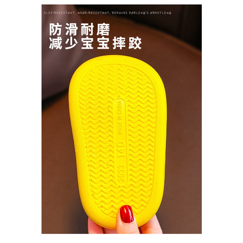 Dép Bông cotton Chống Trượt Giữ Ấm Chống Thấm Nước In Họa Tiết Hoạt Hình Dễ Thương Cho Bé Trai Và Gái