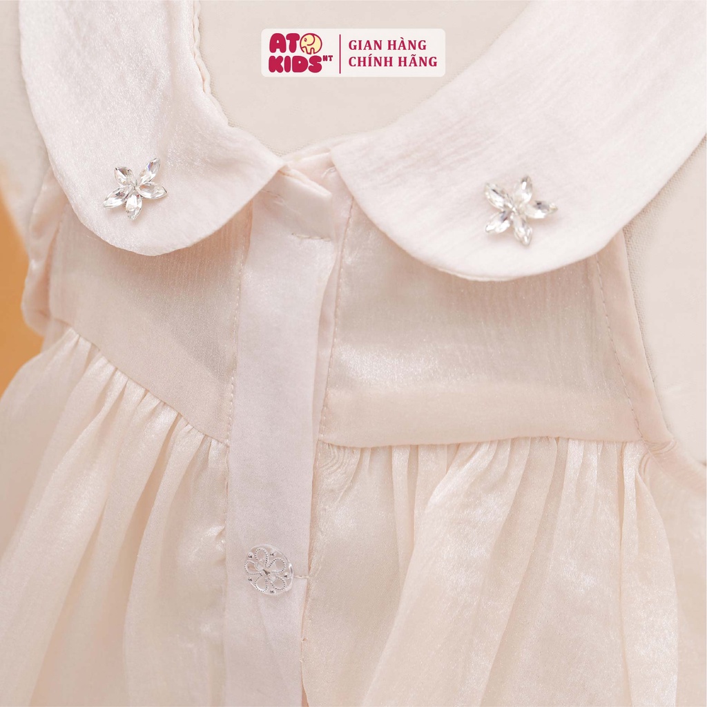 Đầm Sen cổ bèo AT105