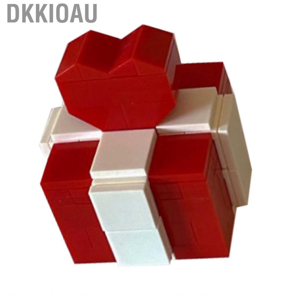Dkkioau Ring Box  Eco Friendly Red and White Plastic Gift for Valentine s Day