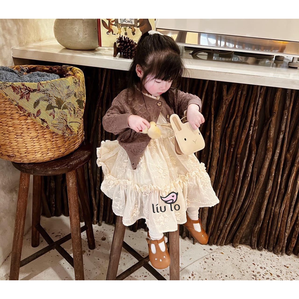 Áo Cardigan Len Mỏng Tone Pastel Hàn Quốc