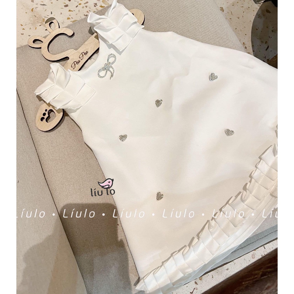 Váy Thiết Kế Đính Nơ Xinh Xắn