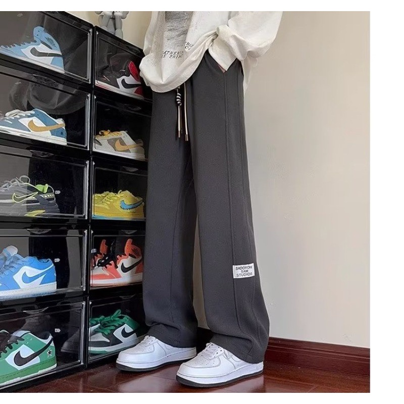 Quần Legging Thể Thao Dày Dặn Phong Cách Đường Phố Mỹ Thời Trang Thu Đông Cho Nam