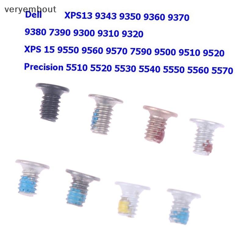 Bộ 10 Ốc Vít Cho laptop xps xps13 9300 9310 xps15 9550 9560 9570 7590 9500 9510 9520 n