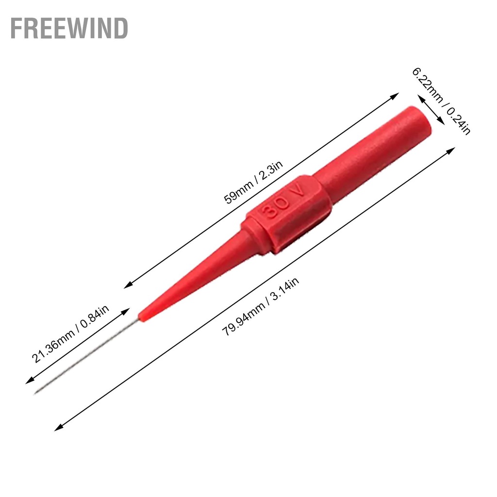 FreeWind Đồng hồ vạn năng 0 7mm Đầu dò kiểm tra Chịu nhiệt độ cao Phát hiện chính xác Dây xuyên đầu để sửa chữa ô tô