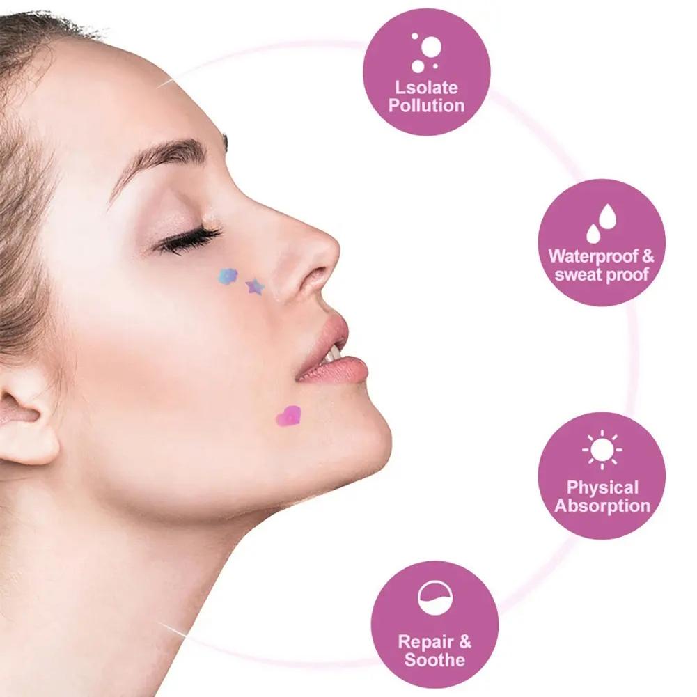 Miếng Dán Hỗ Trợ Giảm Mụn Chăm Sóc Da Mặt Chống Thấm Nước