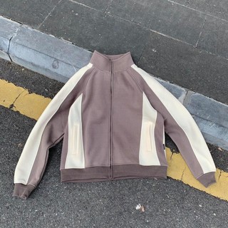[Ảnh thật] [Chính hãng] Áo Khoác Nỉ Block Jacket