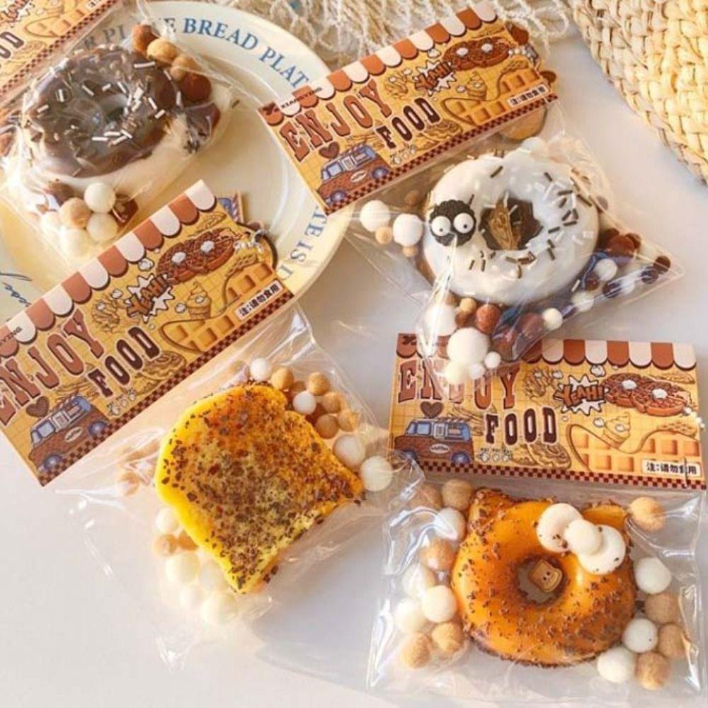 Daron1 Đồ Chơi Xốp Squishy Giảm Stress Hình Kem Ốc Quế Dễ Thương Cho Bé