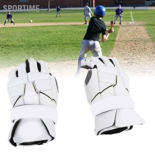 Sportime Găng tay Lacrosse nam khúc côn cầu trên băng linh hoạt Tay cầm chắc chắn Thoáng khí thấm mồ hôi Lòng bàn thông gió