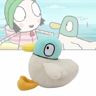 Kawaii 18cm Sarah And Duck BBC TV Plush Soft Toy Stuffed Animal Duck Plushie Children Gift
