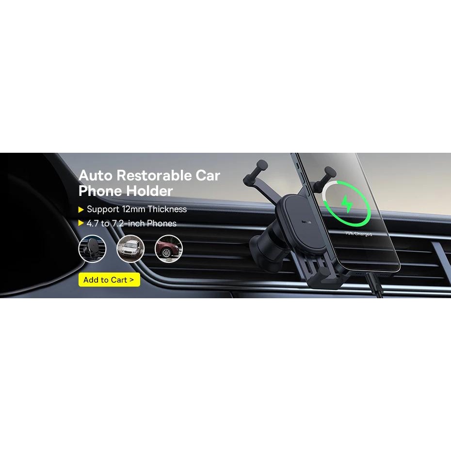 Baseus Thiết Bị Sạc Nhanh 4.0 Trên Xe Hơi Cho Điện Thoại / Máy Phát bluetooth / mp3 / Máy Nghe Nhạc mp3 / Sạc Nhanh Cổng usb Kép