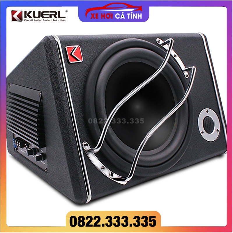 Loa Sub Hơi ô tô Siêu Trầm Công Suất Lớn 1200W 20HZ-250HZ KE1021APR Đẳng Cấp Độ Loa Xe Hơi Loa Bass Siêu Trầm