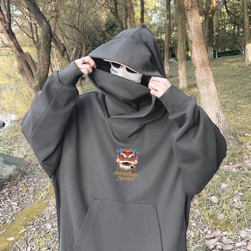 Áo Hoodie cotton Dày Dáng Rộng Thời Trang Cao Cấp Cho Nam Nữ