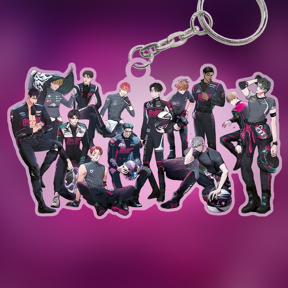 Mô Hình Standee và Móc Khóa Manhwa BL Lezhin BOMTOON Calendar 2024 Season's Greetings Team  Phụ Kiện Trang Trí