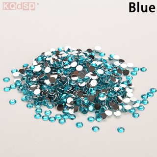 Bộ 1000 Hạt Pha Lê Tròn 4mm Tự Trang Trí Móng Tay