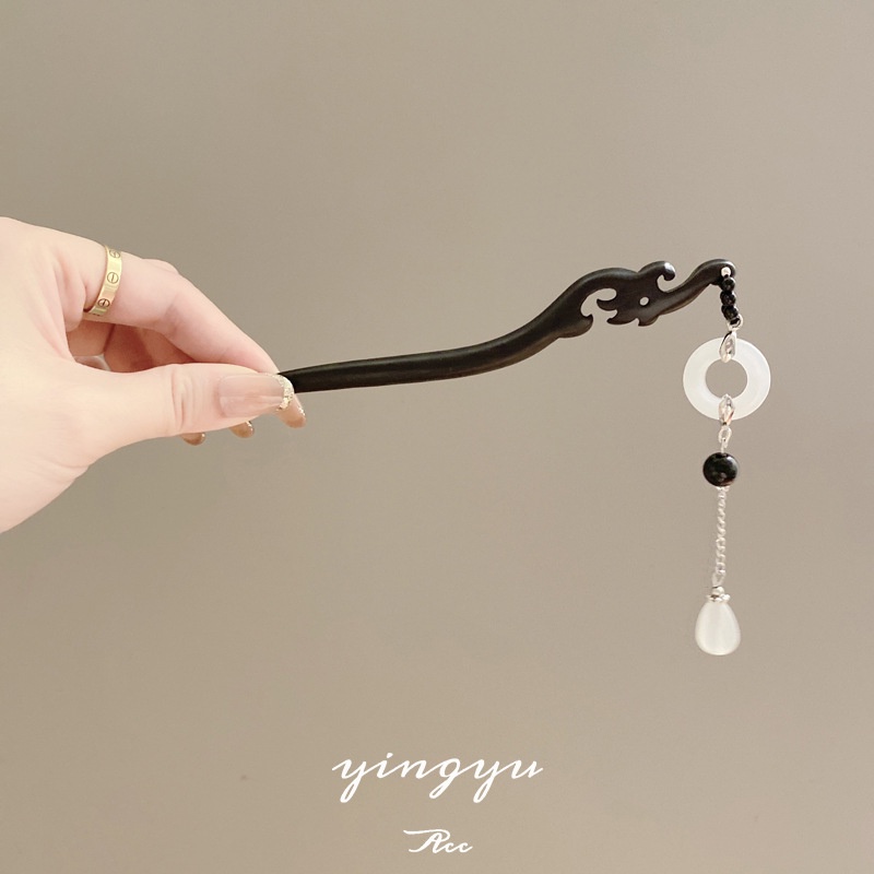 Trâm Cài Tóc Đính Hoa Tua Rua Phong Cách Trung Hoa Cổ Điển Cho Nữ