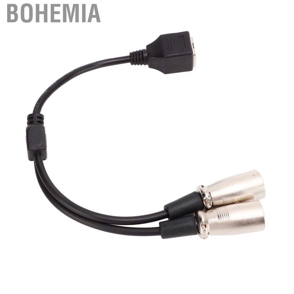 Bohemia RJ45 To XLR Female Mic Converter Cord Microphone Adapter Cable Set