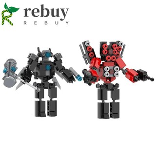 Rebuy Bộ Đồ Chơi Lắp Ráp Mô Hình Nhân Vật titan tv man skibidi toilet Bằng Nhựa Có Thể Tháo Rời diy