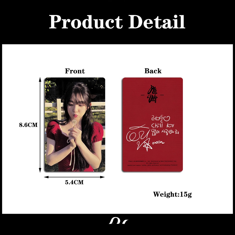Album Sưu Tầm Hình Nhóm Nhạc red velvet 3rd Thẻ