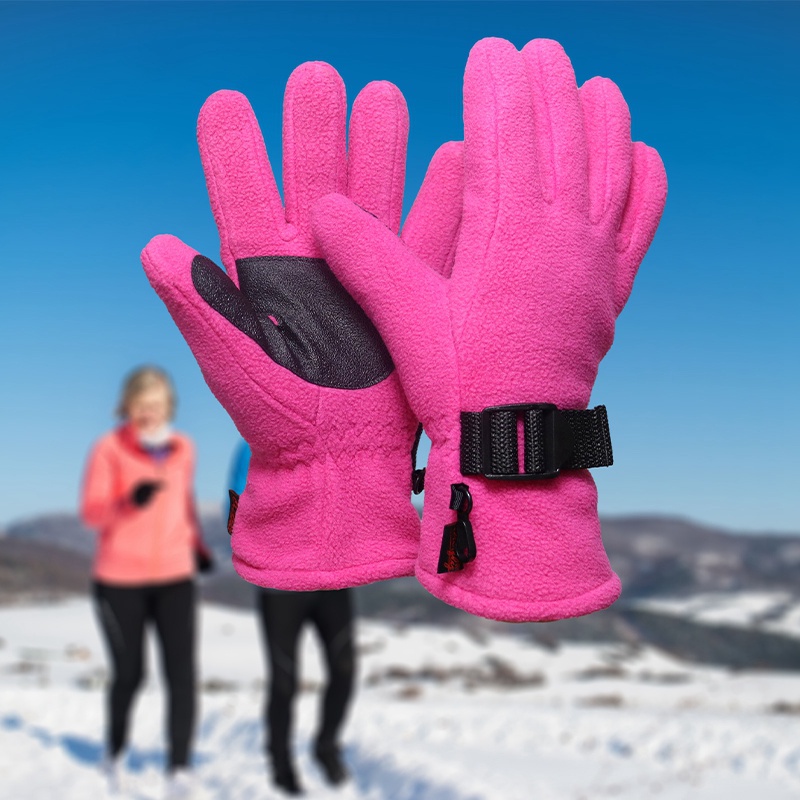 Ht Đôi Găng Tay Trượt Tuyết Trượt Tuyết Chống Nước Có Thể Chạm Màn Hình Cảm Ứng Cho Nam Nữ