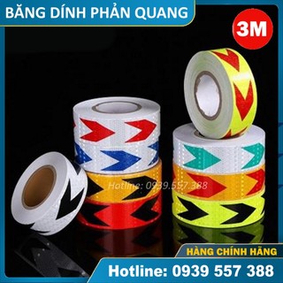 Băng dính, băng keo phản quang, decal phản quang cảnh báo an toàn giao thông, băng dính dạ quang