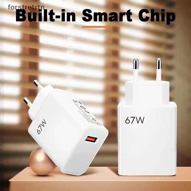 Forstretn Củ Sạc Nhanh 67w usb 3.0 Cho samsung xiaomi poco iphone 14 13 ipad
