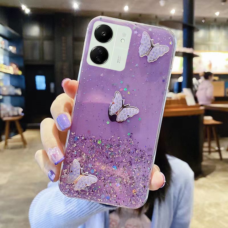 Điện Thoại Ốp Lưng Hình Bướm Cho poco c65