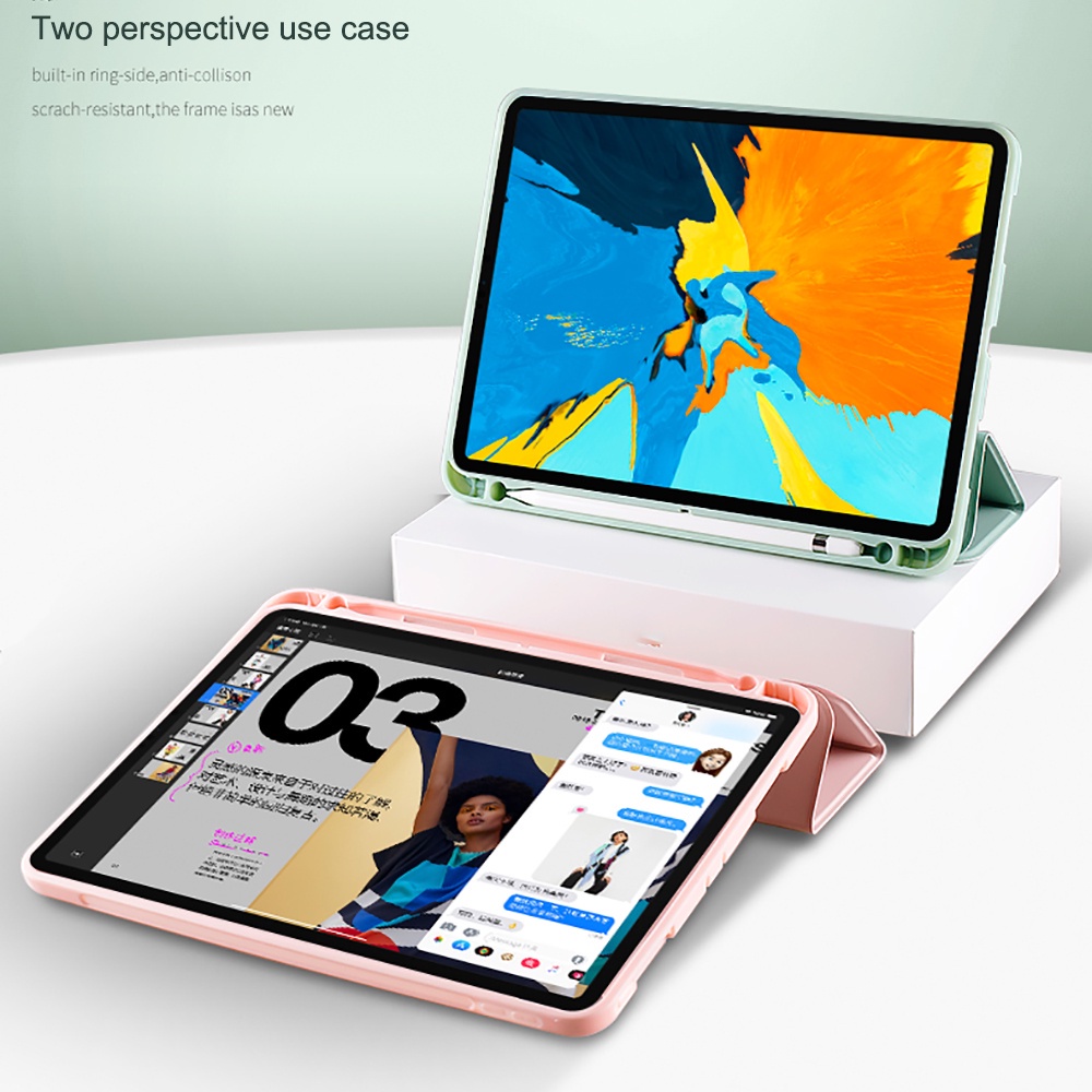 Bao Da Máy Tính Bảng Có Ngăn Đựng Bút Cho ipad pro 11 4th 10th 10.9 10.2 7th 8th 9th 5th 6Th air 9.7 2018 Mini 6 2020 air 5 4 10.9 2022 ipad pro11 m1 2021