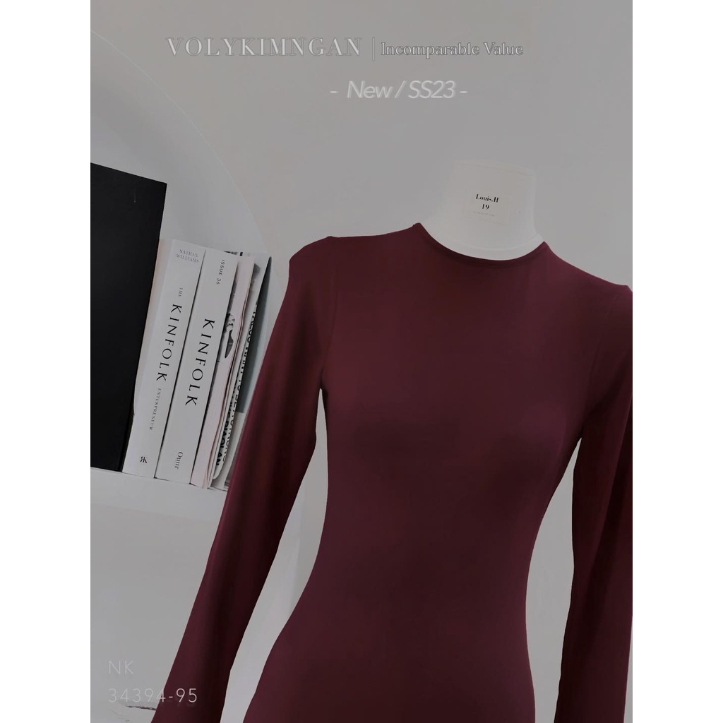 Đầm body td viền đỏ