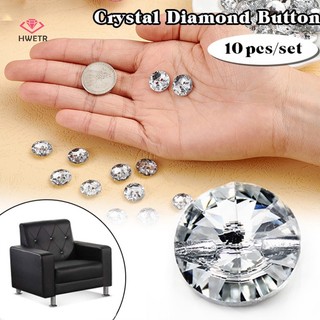 Set 10 Nút Đính Đá Pha Lê 20mm Trang Trí Ghế sofa Mới