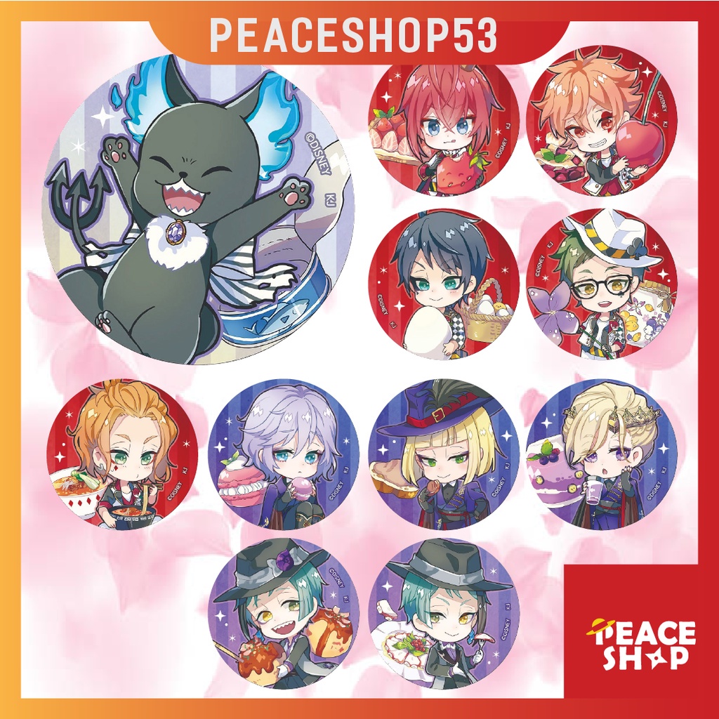 Huy hiệu Twisted-Wonderland Lấp Lánh Huy Hiệu Anime Twisted-Wonderland Ver 2 HH32