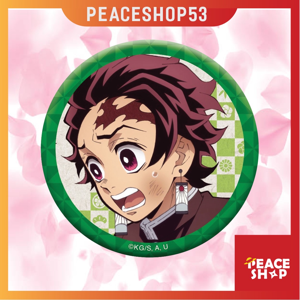 Huy hiệu Kimetsu No Yaiba Lấp Lánh Huy Hiệu Anime Kimetsu No Yaiba Demon Slayer Phụ Kiện Anime Manga Ver 3 HH35