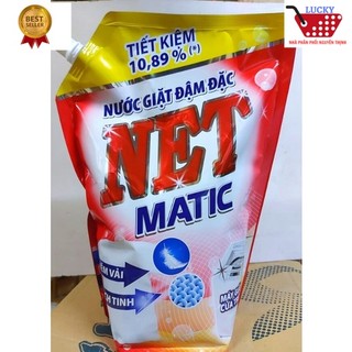 Túi Nước Giặt Net Matic 2,4kg- Hương Nước Hoa/ Đậm đặc