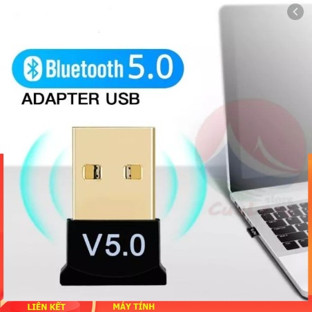 USB Bluetooth 5.0 Dongle CSR, thu phát bluetooth tốc độ cao cho PC và Laptop