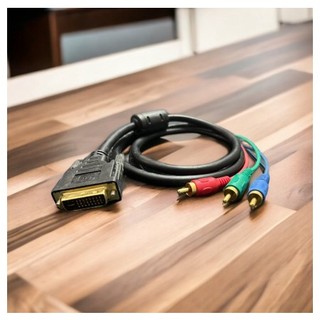 Cáp chuyển dvi ra av 3 hoa sen đầu đực
