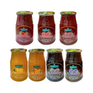 Mứt trái cây Golden Farm hũ 450g vị dâu, việt quất, nho, cam, phúc bồn tử, dứa