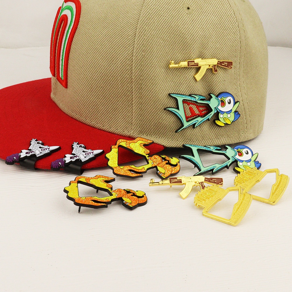 New New Era Hat Pins Cartoon Pins Badge Hat Pins Metal New Era Hat Ornaments DP6U