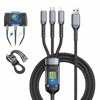 6A 100W Super Fast Charge Cable Type-C Liquid Silicone Cable Quick Charge Micro USB Cable for Huawei/Xiaomi/iphone/oppo