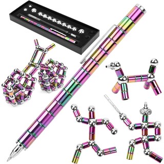 Wholesale magnetic pen for students decompression magnetic levitation multifunctional magnetic toys Ningbo magnetic pen decompression magnet pen