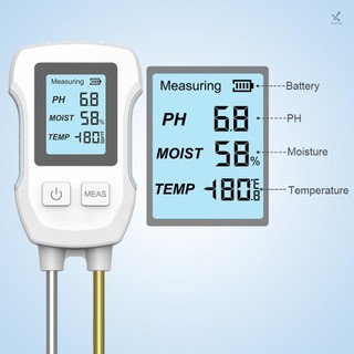 Dụng Cụ Đo Độ PH & Độ Ẩm Đất 3 Trong 1