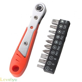 ⭐LOVE⭐ Screwdriver Bits Magnetic Pcs Ratcheting Right Spanner Automotive Work