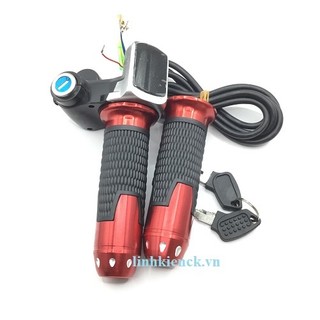 Tay ga xe điện có màn hình Led báo pin 48V