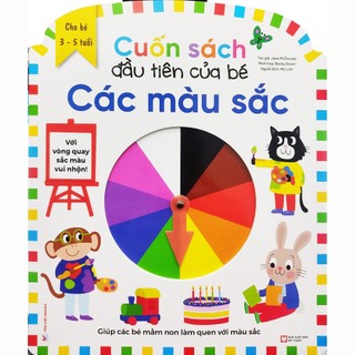 Cuốn sách đầu tiên của bé Tân Việt - Các màu sắc - Giúp bé làm quen với màu sắc - Bản Quyền