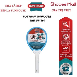 Vợt muỗi sunhouse she-mt1690