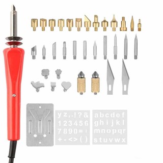 Wood Burning Tool Kit 37PCS Professional Pyrography Pen Soldering Iron Set for Beginners Adults Wood Burning Carving DIY Embossing Soldering