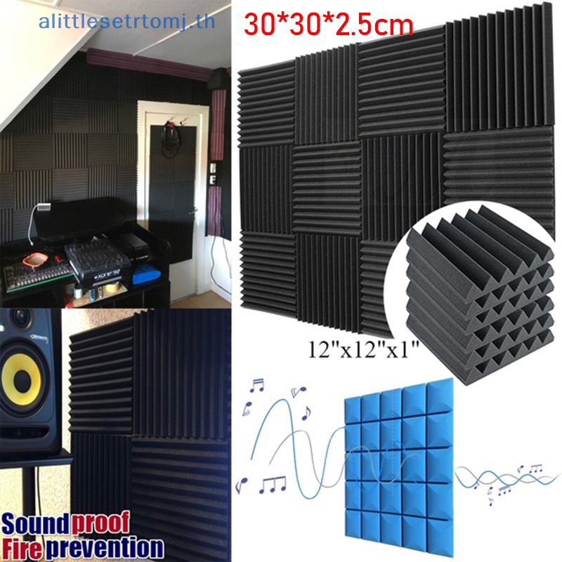 Alittlese Cách Âm Bọt Acoustic Wall Panel Cách Âm Foam Studio Gạch Treo Tường TH