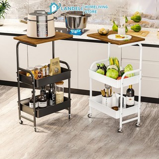 Kệ đựng rau củ quả / đồ ăn vặt / sách / kệ sách để bàn phòng khách có bánh xe đẩy