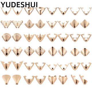 YUDESHUI Cặp phụ kiện trang trí giày cao gót lấp lánh phong cách thanh lịch